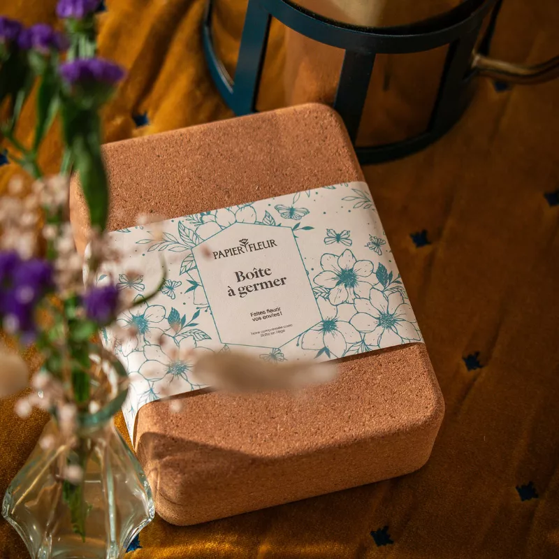 Boîte à germer - lapetiteboîte | Papierfleur.fr, le papier qui fleurit