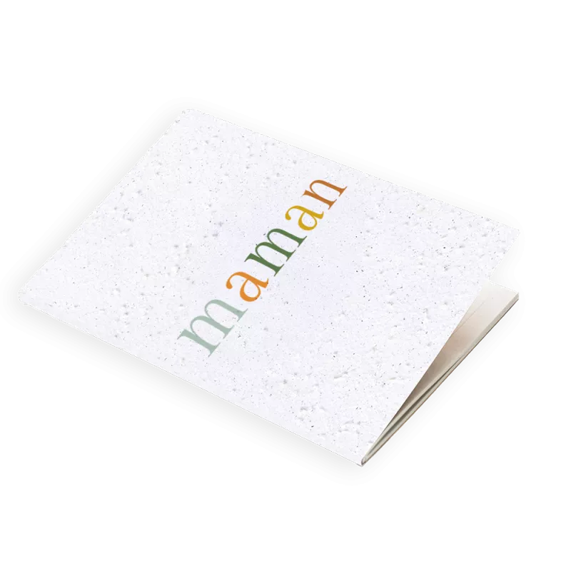 Carnet à planter « Maman les Tournesols » –  Papier Fleur