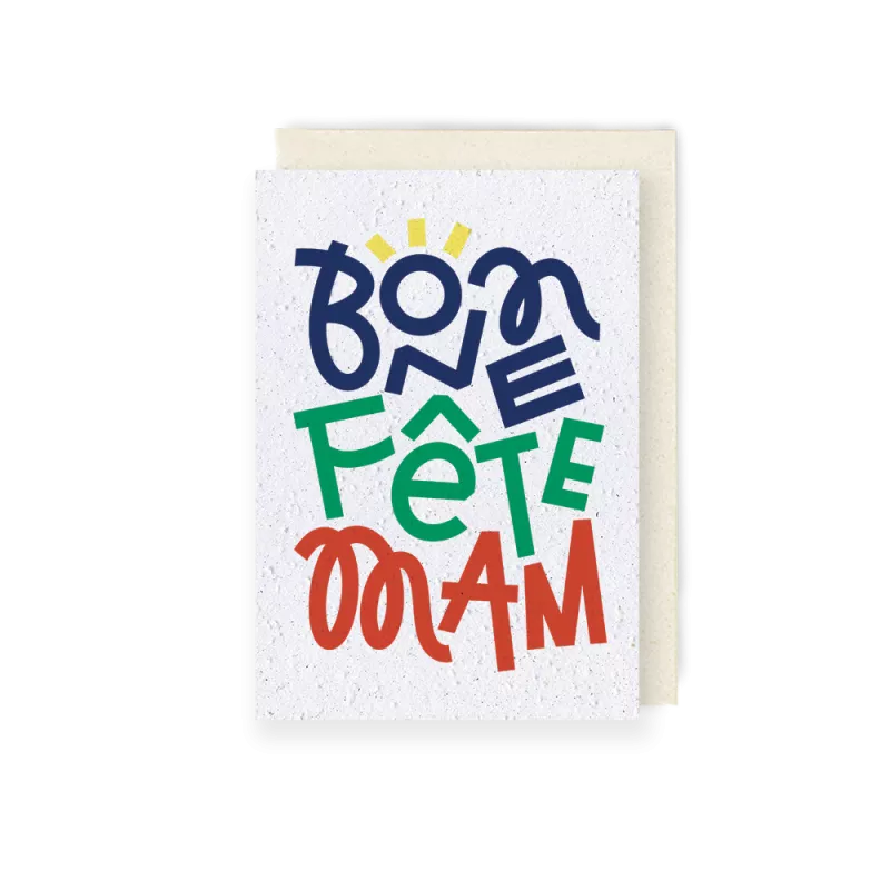 Carte à planter Bonne fête Mam’ – Capsule Alice Cateland