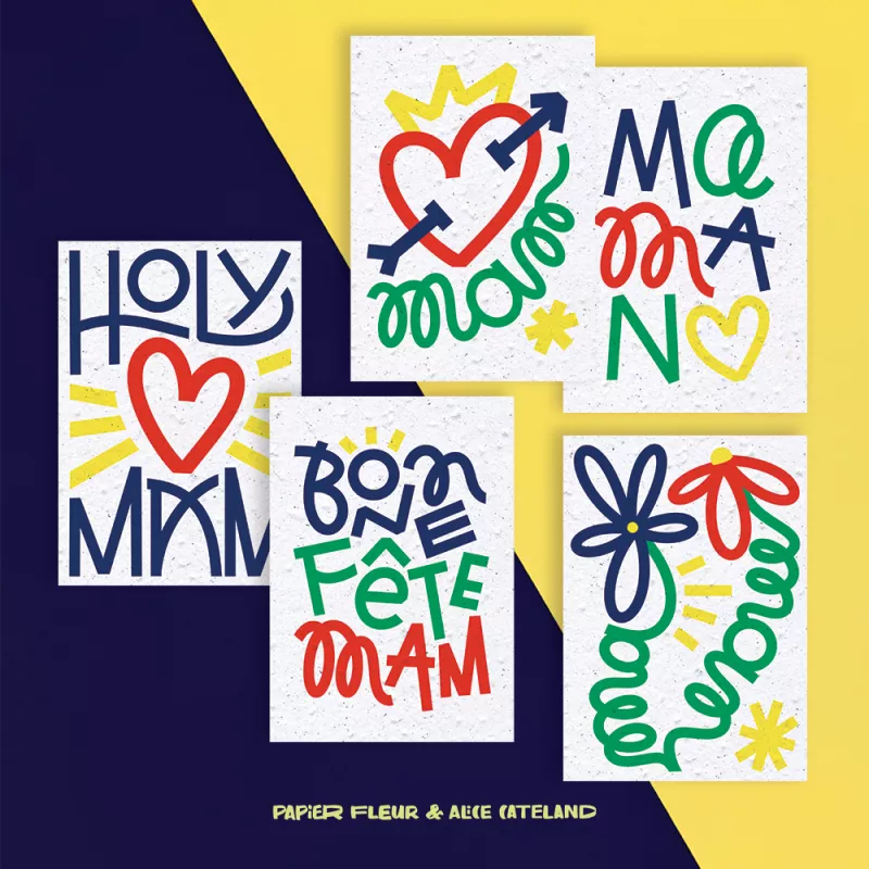 Carte à planter « Holy Mam » – Capsule Alice Cateland