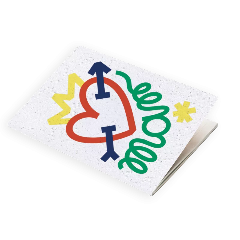 Carnet à planter « Cœur Mam » – Capsule exclusive Papier Fleur
