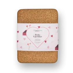 Boîte à germer d'amour | Papierfleur.fr, le papier qui fleurit