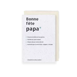 Carte à planter « Bonne fête Papa »