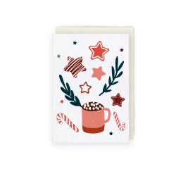 Carte à planter « Douceurs de Noël »