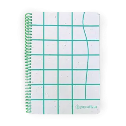 Carnet à planter - Carreaux | Papierfleur, le papier qui fleurit.