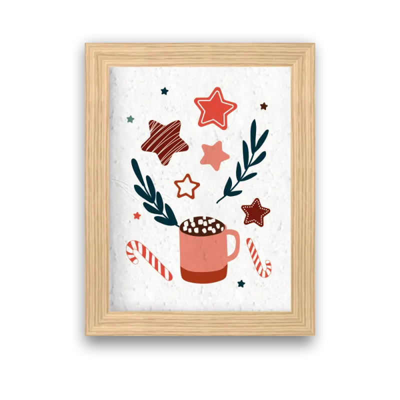 Affiche à planter Douceurs de Noël | Papierfleur, le papier qui fleurit
