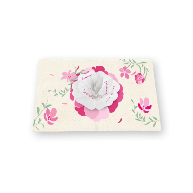 Carte Pop-up - Love | Papierfleur.fr, le papier qui fleurit
