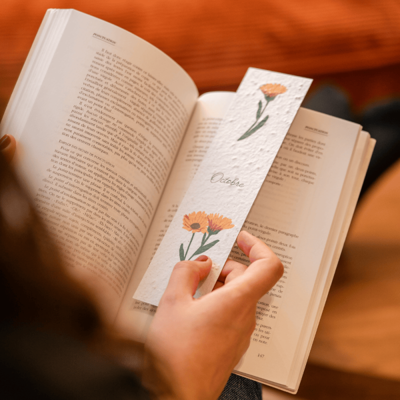 12 Marque-pages à planter - Fleurs de naissance | Papierfleur.fr, le papier qui fleurit