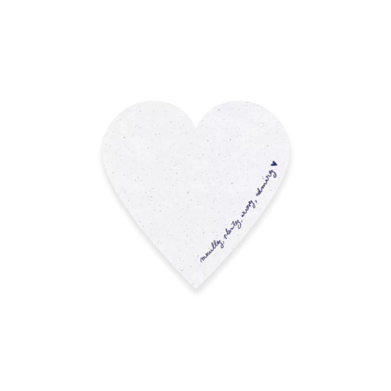 Derrière chaque mot, un bouquet à venir : un “merci” qui pousse et fleurit avec le temps.