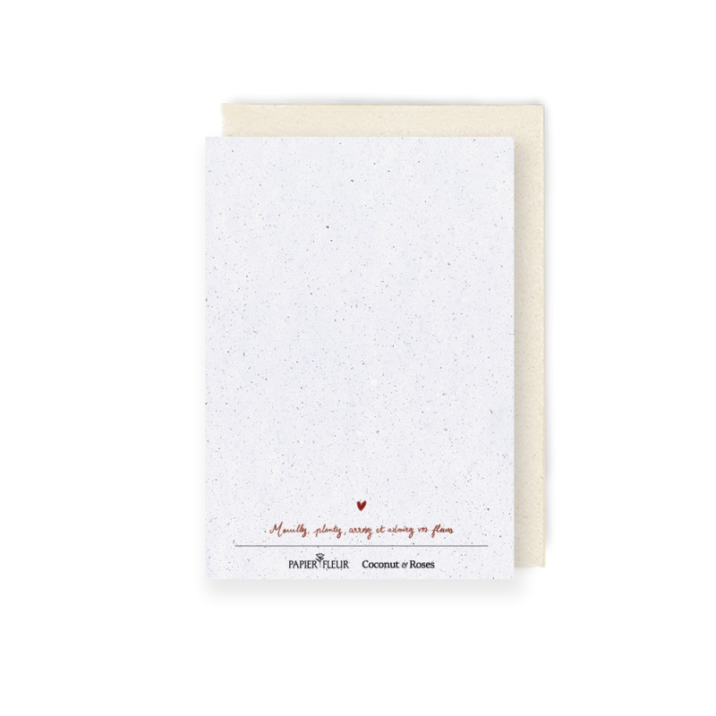 Carte à planter, Douce pensée “Bonne année” jaune, c’est bien plus qu’une carte