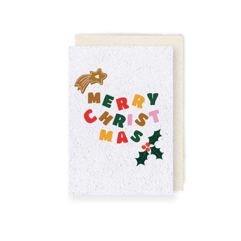 La Carte à planter 2026 « Merry Christmas » est une manière douce, festive et responsable de souhaiter la bonne année.