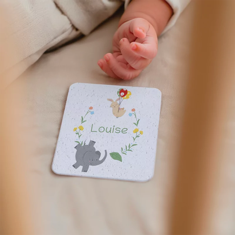 Revivez la tendresse de la première année de bébé avec nos cartes étapes à planter « mes 12 premiers mois ».