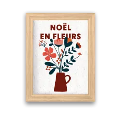 Affiche à planter - Noël en fleurs | Papierfleur, le papier qui fleurit