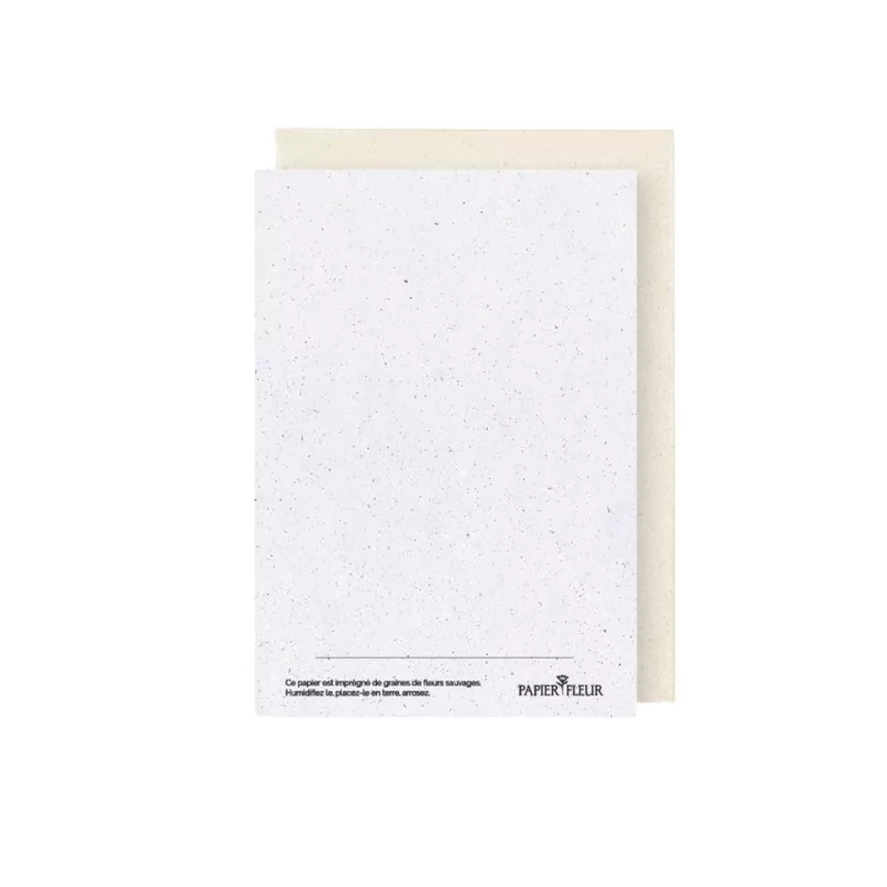 Envoyez vos plus belles déclarations avec la carte à planter « Racines d'amour », une création poétique en papier ensemencé