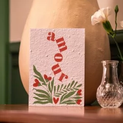 Carte à planter « Racines d'amour »