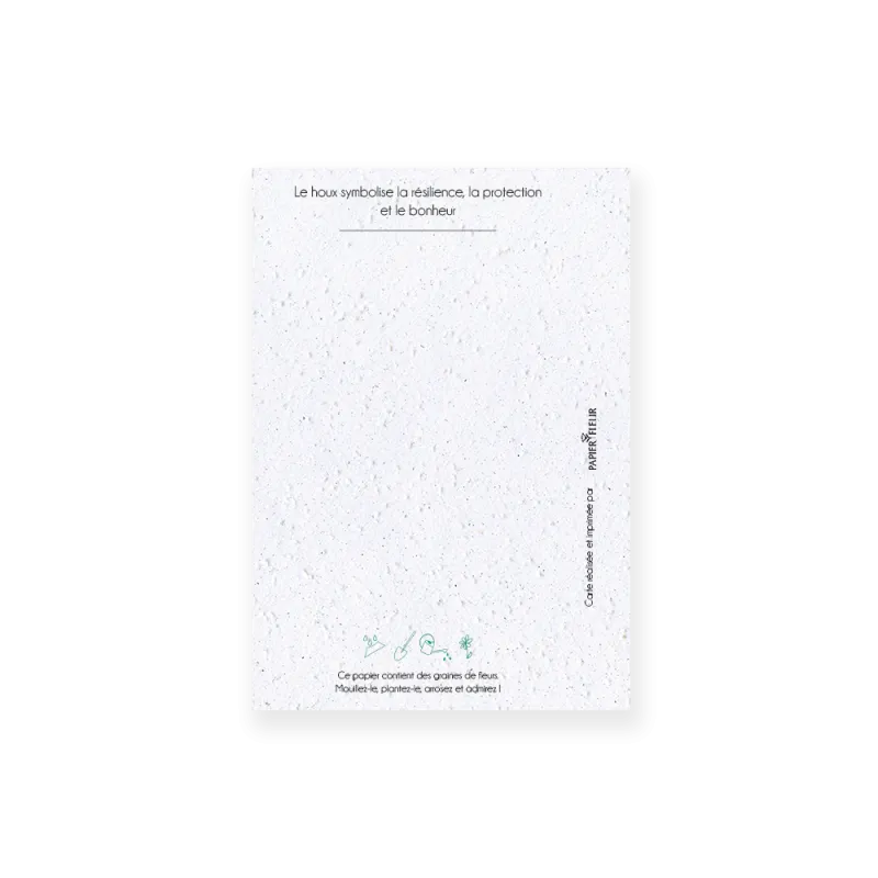 Carte à planter fleur de naissance | Papierfleur