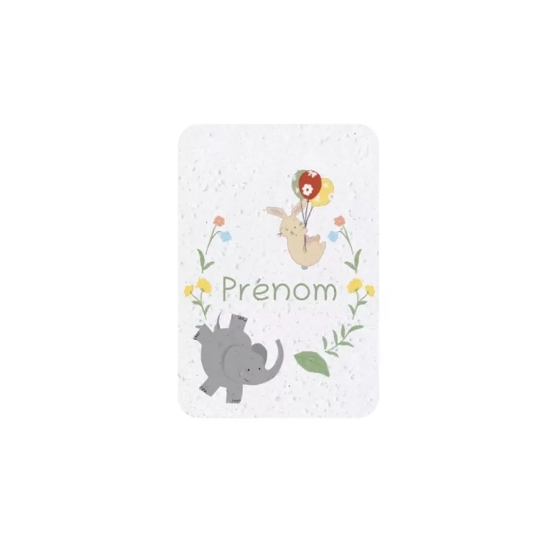 Cartes étapes à planter « mes 12 premiers mois »