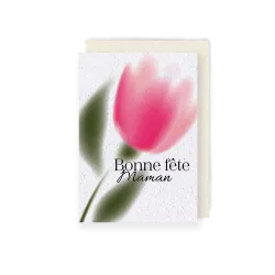 Carte à planter fête des mères « Douce Attention »