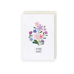 Carte à planter Bonne année en Bouquet