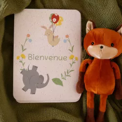 Cartes étapes bébé à planter « Mes amis les animaux » - 12 premiers mois