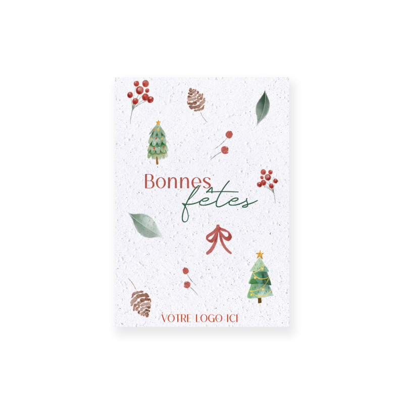 Cartes de voeux personnalisable | Papierfleur le papier qui fleurit.