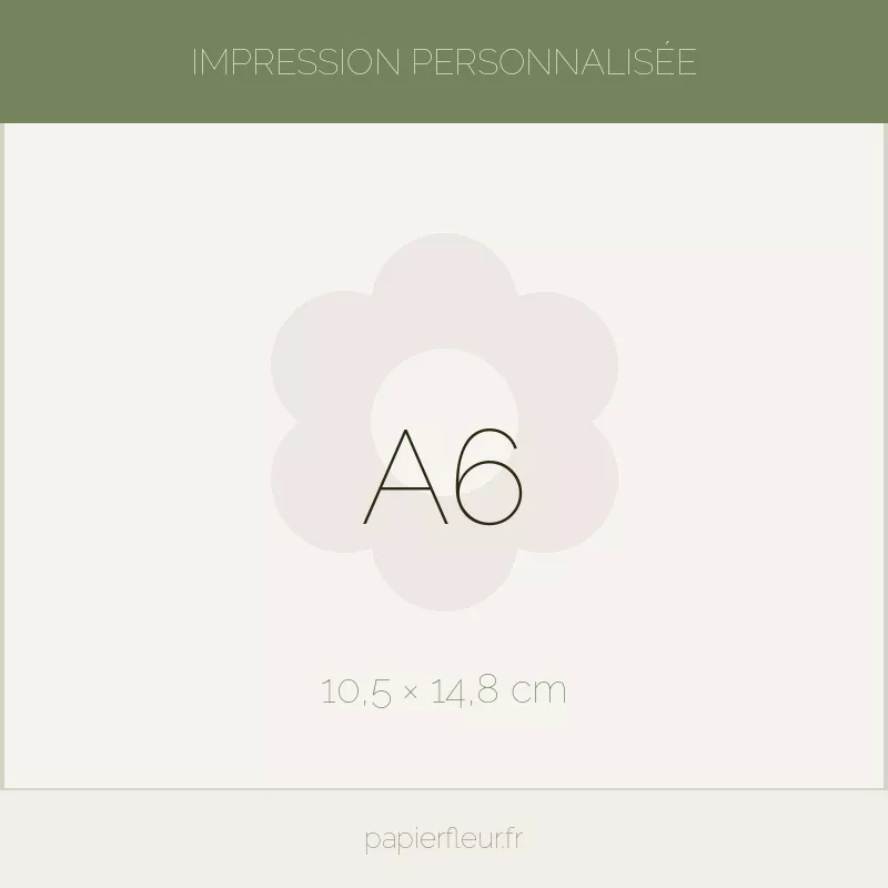 Carte à planter 100% personnalisée. Format : A6