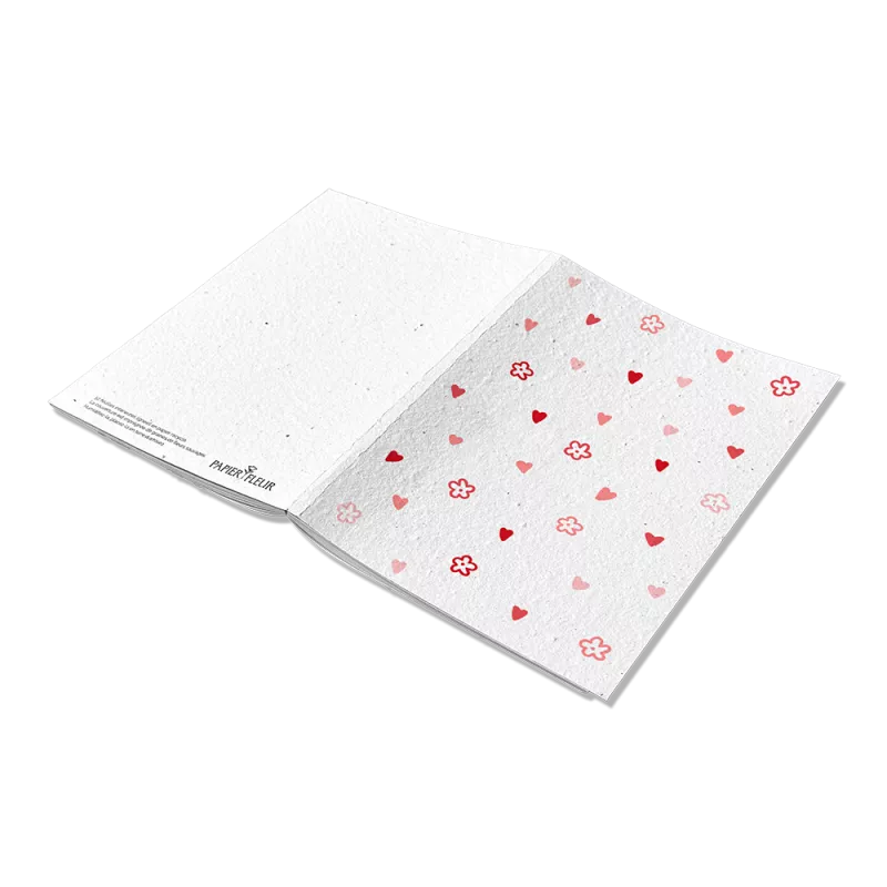 Carnet à planter « graines d'amour » | E-shop Papier Fleur