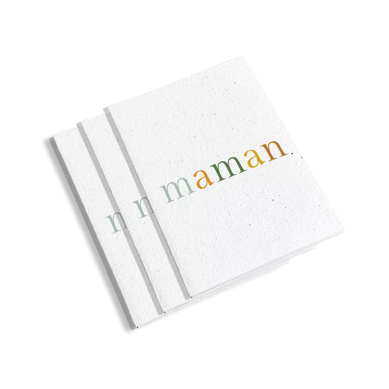 Carnet à planter. Laissez vos pensées s’épanouir sur les pages de ce carnet.