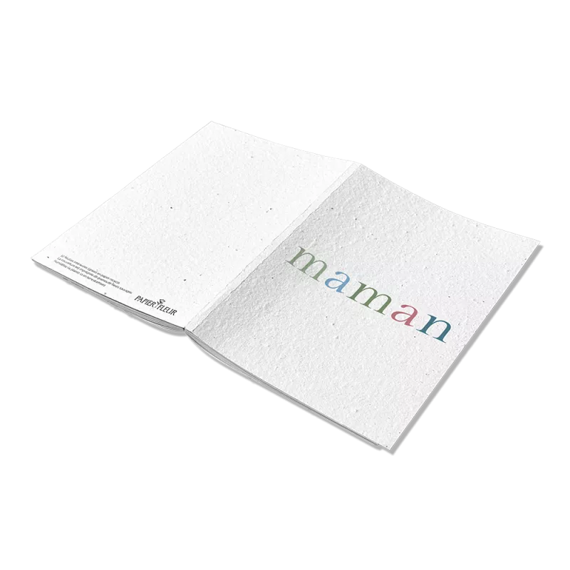 Carnet à planter « Maman les Nymphéas » – Papier Fleur