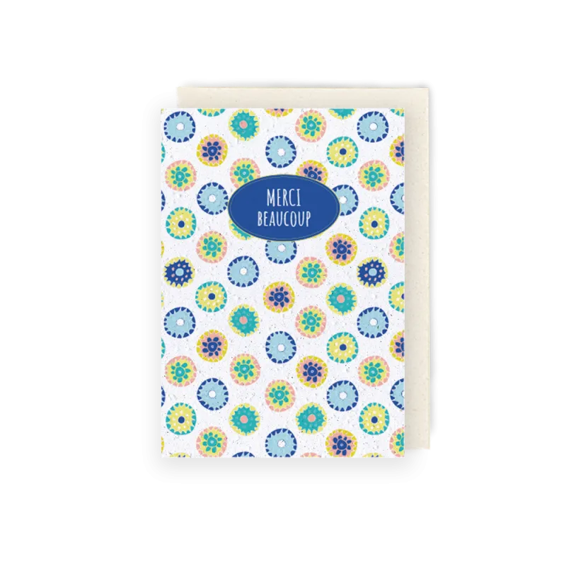 Carte à planter - Merci Champêtre | Papierfleur.fr, le papier qui fleurit