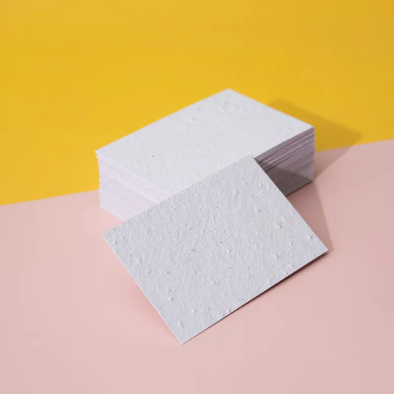 Personnalisez ces cartes de visite ensemencées comme vous le souhaitez, avant de les partager autour de vous.