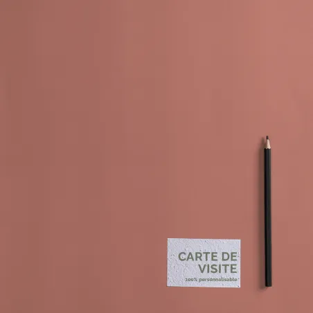 Carte de visite en papier ensemencé personnalisable
