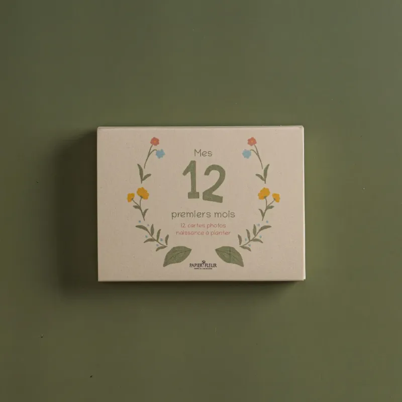 Cartes étapes bébé pour immortaliser les 12 premiers mois