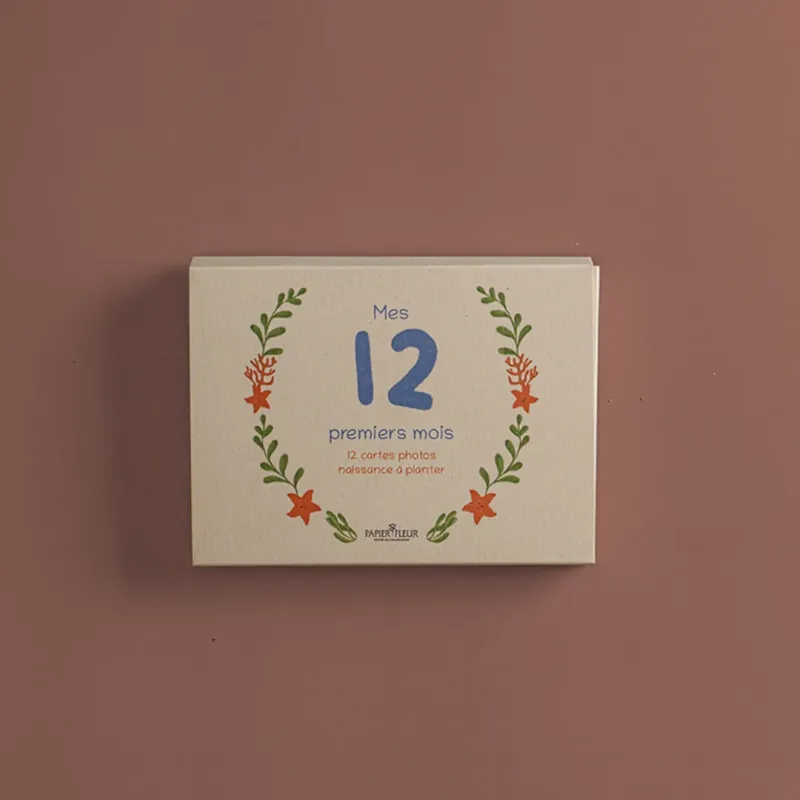 Revivez la tendresse de la première année avec nos cartes étapes bébé « Sous l'océan ».