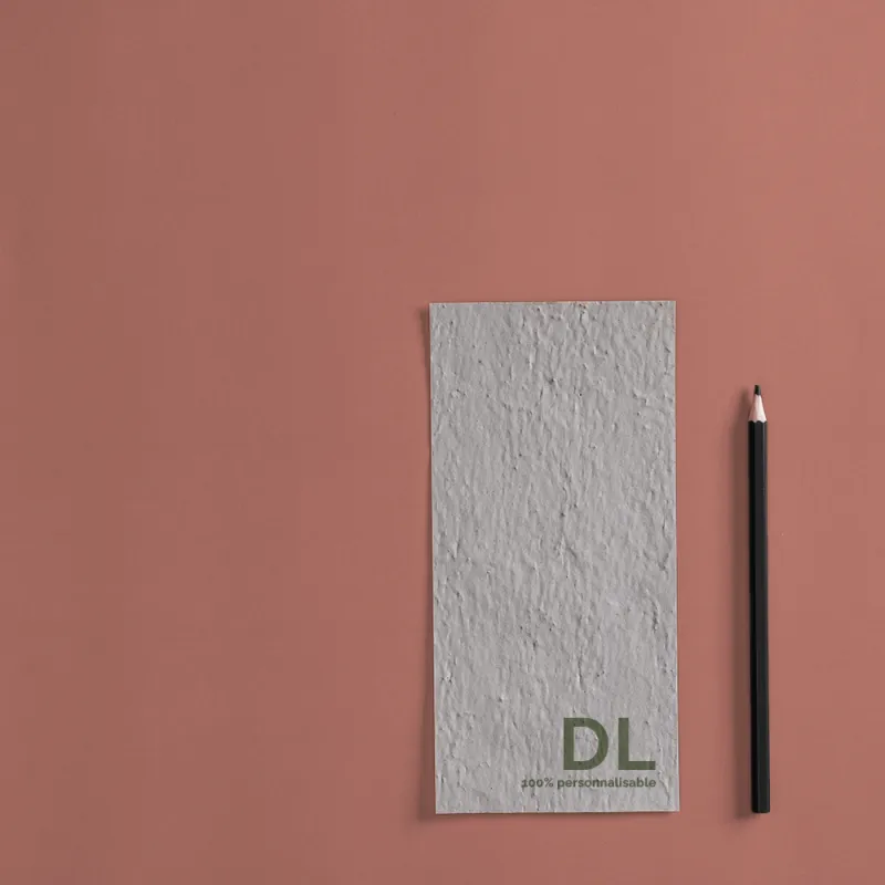Carte DL à planter personnalisable 9,9×21cm