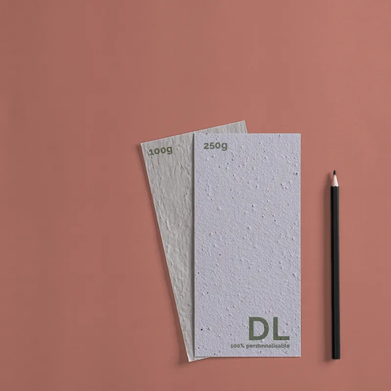 Carte DL à planter personnalisable 9,9×21cm