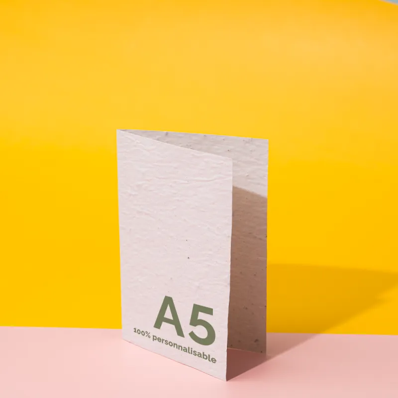 Découvrez notre carte à planter personnalisable A5 4 pages