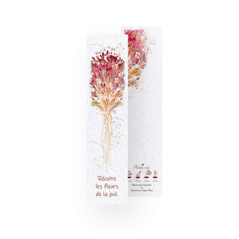 8 Marque-pages à planter - Calacolori | Papierfleur.fr, le papier qui fleurit