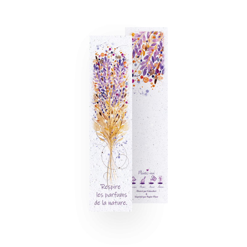 8 Marque-pages à planter - Calacolori | Papierfleur.fr, le papier qui fleurit