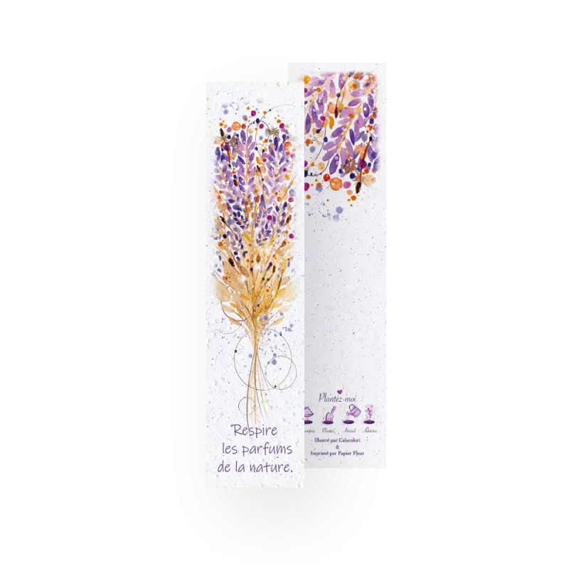 8 Marque-pages à planter - Calacolori | Papierfleur.fr, le papier qui fleurit