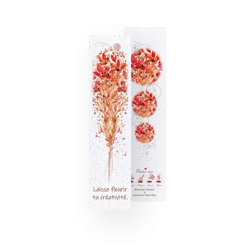 8 Marque-pages à planter - Calacolori | Papierfleur.fr, le papier qui fleurit