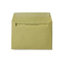 Enveloppe upcyclée vierge « Olive »