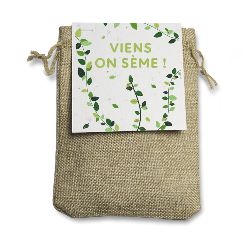 Kit à planter - Viens on sème ! | Papierfleur.fr, le papier qui fleurit
