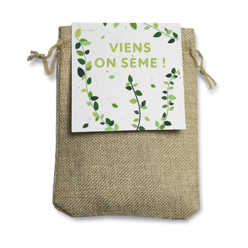 Kit à planter « Viens on sème ! » | Papierfleur.fr, le papier qui fleurit