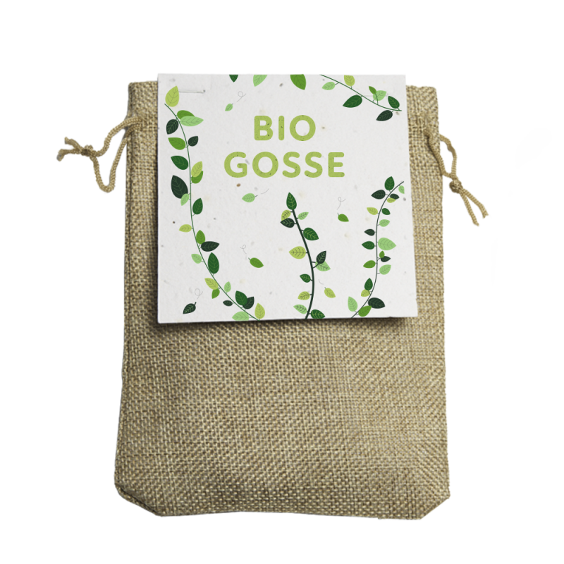 Kit à planter - Bio Gosse | Papierfleur.fr, le papier qui fleurit