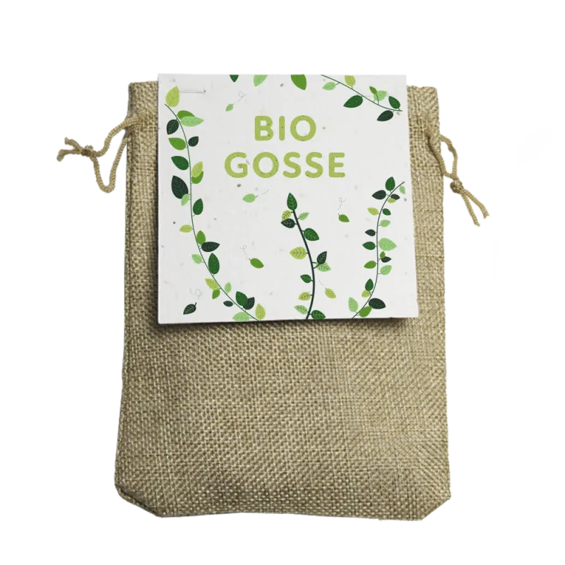 Kit à planter - Bio Gosse | Papierfleur.fr, le papier qui fleurit