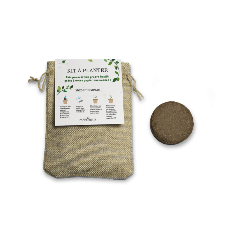 Kit à planter - Bio Gosse | Papierfleur.fr, le papier qui fleurit