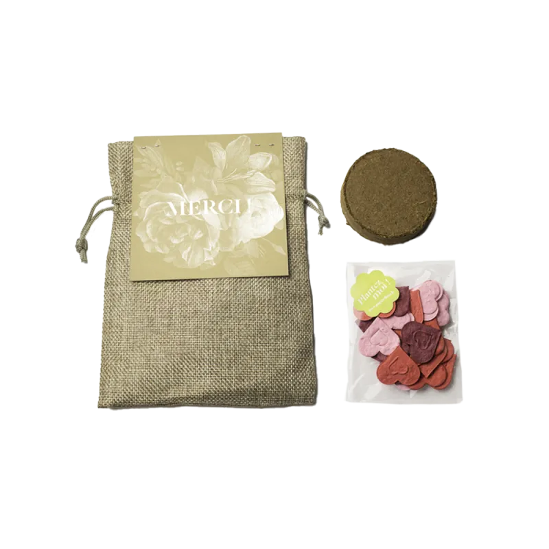 Jardin d'amour - merci | Papierfleur, le papier qui fleurit