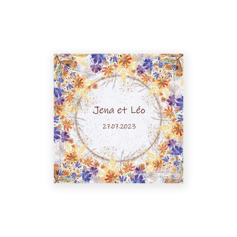 Faire-part à planter fleuri | Papierfleur, commande en ligne