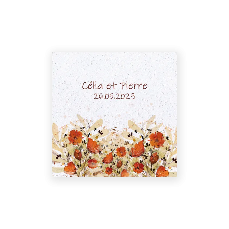 Faire-part à planter fleuri | Papierfleur, commande en ligne
